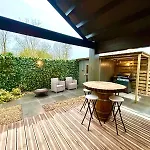 Chalet Cozy Wellness Chalet And Private Garden With Sauna And Outdoor Bath Between Amsterdam Haarlem And Schiphol Airport Vijfhuizen