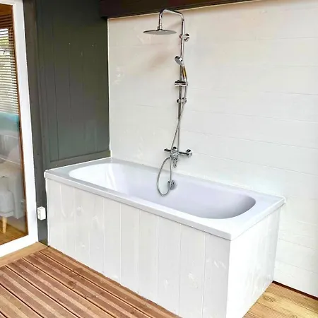 Chalé New Cozy And Private Garden With Sauna And Outdoor Bath Near Amsterdam Vijfhuizen