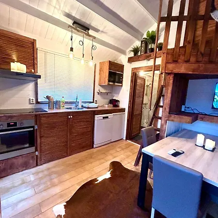 Chalé New Cozy And Private Garden With Sauna And Outdoor Bath Near Amsterdam