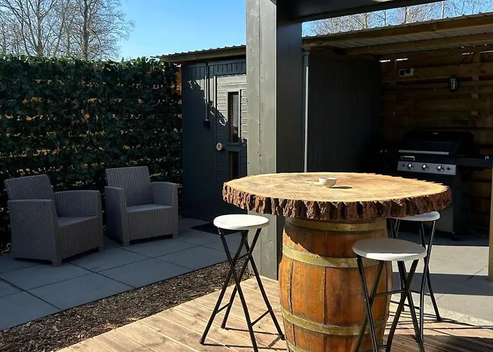 Chalet New Cozy And Private Garden With Sauna And Outdoor Bath Near Amsterdam *